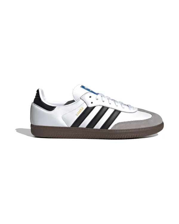 adidas Samba OG Shoes in Cloud White / Core Black / Gum
