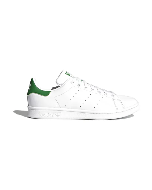 adidas Stan Smith Shoes in Cloud White / Core White / Green