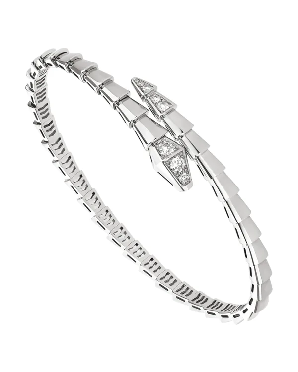 Bvlgari Serpenti Viper Bracelet in White gold