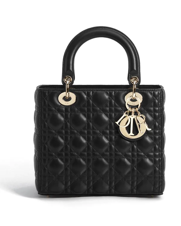 Dior Medium Lady Dior Bag in Black