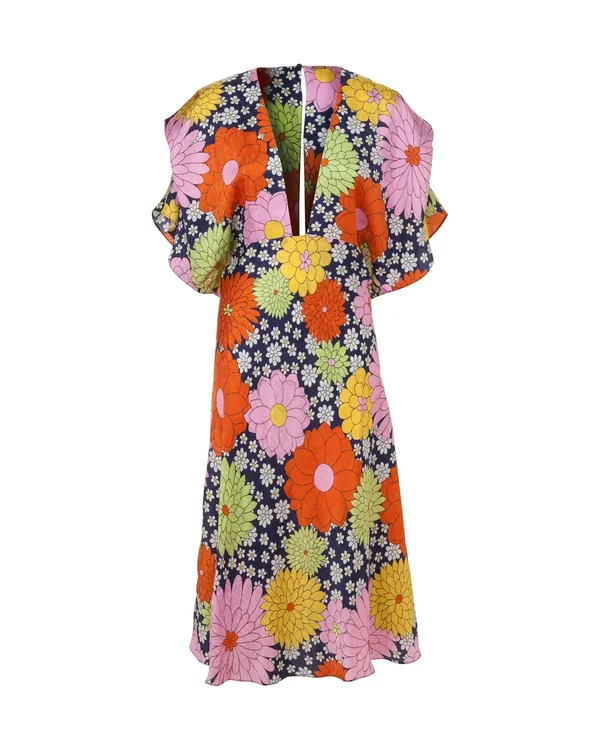 Dodo Bar Or Bernadete Dress in Nelly Blue Print