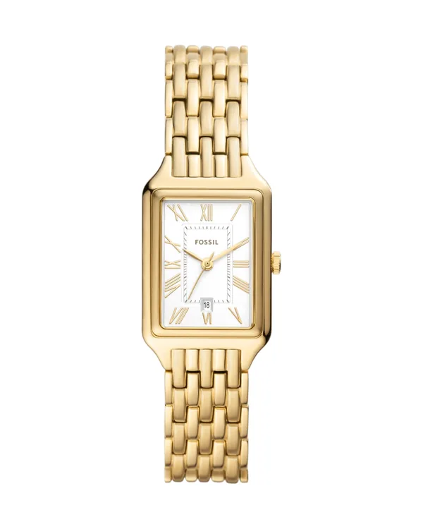 Fossil Raquel 23mm Three-Hand Date Gold-Tone Stainless Steel Watch in Gold-Tone