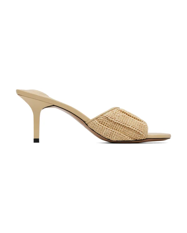 Jacquemus Les Mules Cubisto in Natural