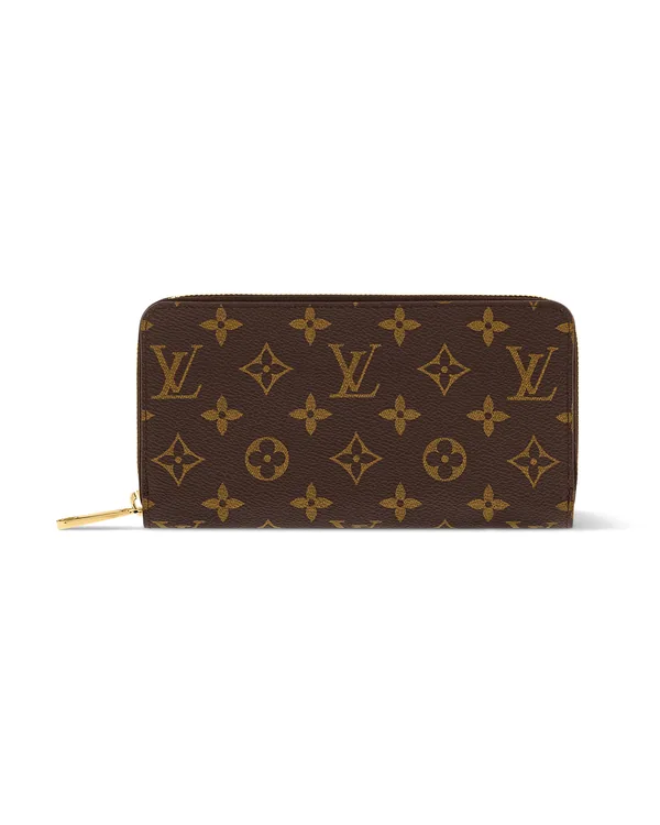Louis Vuitton Zippy Wallet in Brown