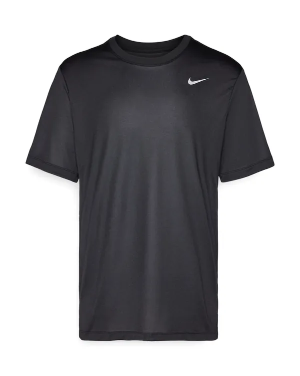 Nike Dri-FIT Legend Fitness T-Shirt in Black/Matte Silver
