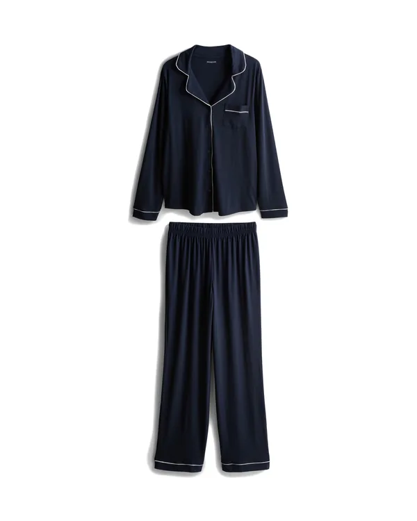 Primark Jersey Boyfriend Pajamas in Navy