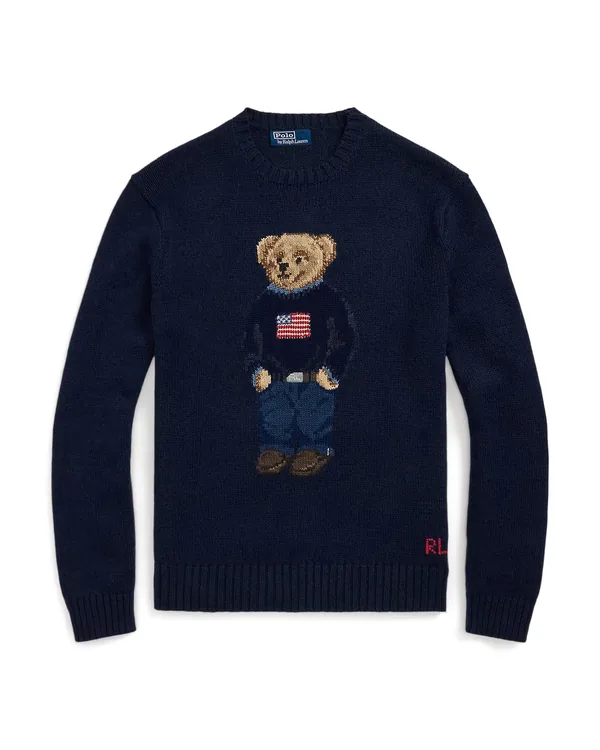 Ralph Lauren Polo Bear Sweater in Navy