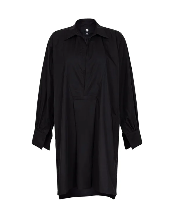 SU Paris Popi Shirt Dress in Black