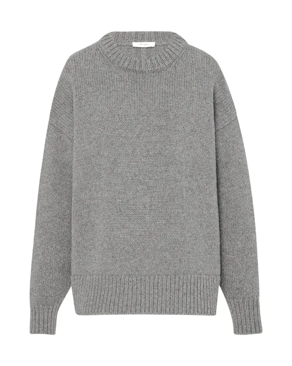 The Row Ophelia Sweater in Grey Melange