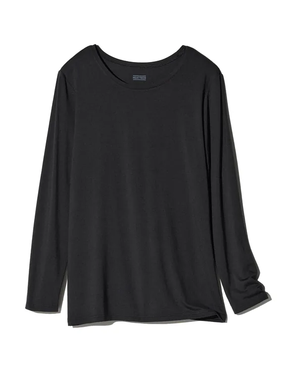 UNIQLO HEATTECH T-Shirt in Black
