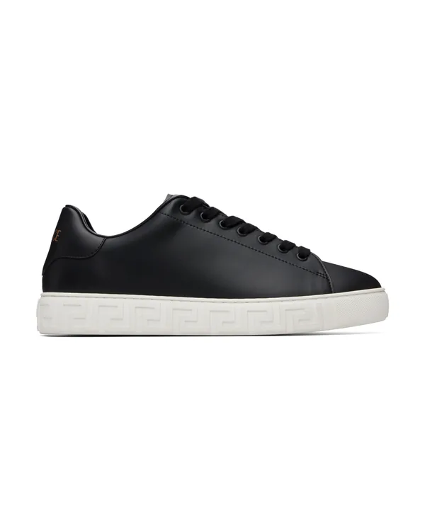 Versace Greca Nylon Sneakers in Black